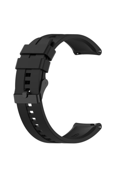 OEM Μπρασελέ Σιλικόνης 22mm για Huawei Watch GT3/GT Runner - Μαύρο