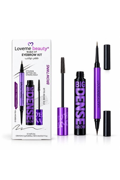 LOVEME BEAUTY Luv Me Beauty Eyebrow Kit - Eyebrow Pencil and Brow Liner with ...