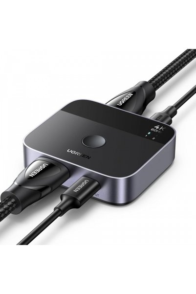 Ugreen Switch video HDMI / USB-C AW503 (55452), Gri