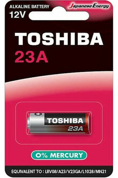 Toshiba Μπαταρία Αλκαλική 23A 12V (1 τεμάχιο)