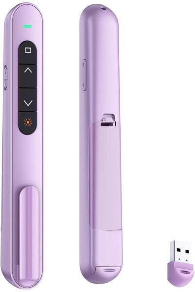 HaveLovely Presentation Clicker with Volume Control, 2.4GHz Wireless Presente...