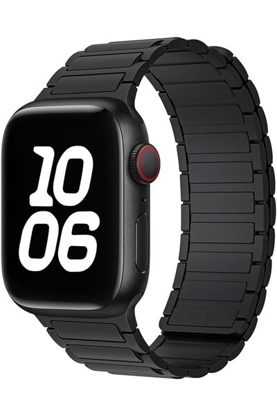 GENERAL Silicone Magnetic Watch Band for Apple Watch Series 12 11 10 9 8 7 6 ...