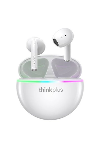 LENOVO Thinkplus XT97 Bluetooth 5.2 Ασύρματα Ακουστικά με Μικρόφωνο - Λευκό