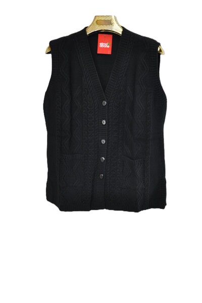 elma abone Plus Size Mothers Wool Vest
