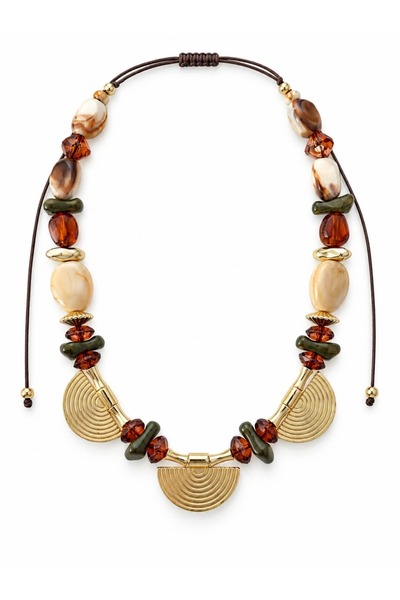 CHARMLUCKY Boncuk-Gold Elevated Pendant