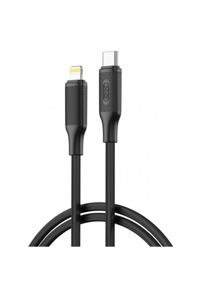 XO Design Cablu Date si Incarcare USB-C - Lightning NB-Q265A, 27W, 1m, Negru