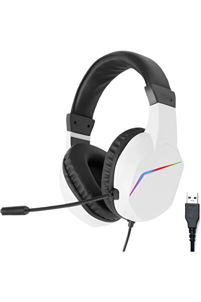 Generic سماعة رأس سلكية للألعاب بتقنية USB، صوت محيطي 7.1، سماعة كمبيوتر مع م...