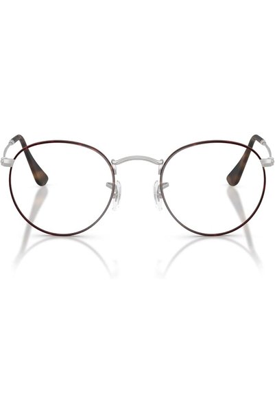 Ray-Ban x Scuderia Ferrari إطارات نظارات طبية معدنية مستديرة من راي-بان طراز ...