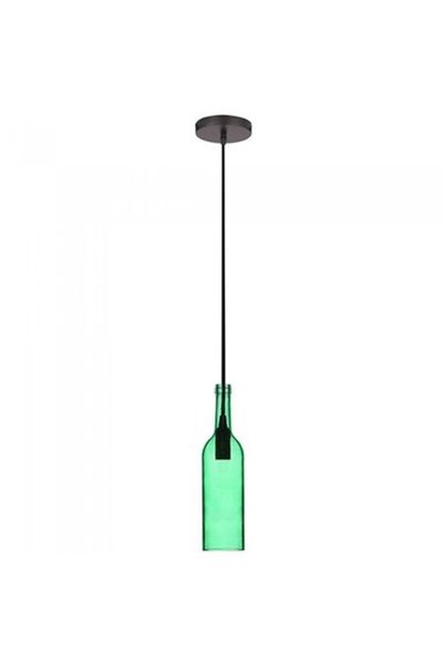 V-TAC PENDUL TAVAN MODEL STICLA VIN CULOARE VERDE