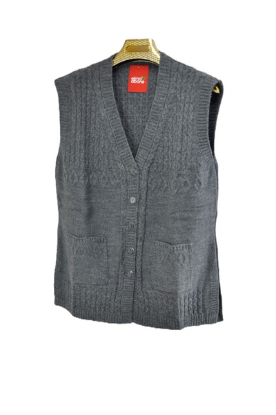 elma abone Plus Size Mothers Wool Vest