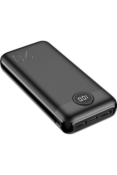 Veger L20 VP2039 Power Bank 20000mAh με 2 Θύρες USB-A - Μαύρο