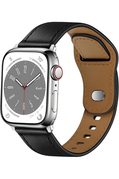 GENERAL Leather Band Compatible with Apple Watch Ultra 2/Ultra Bands 46mm 49m...