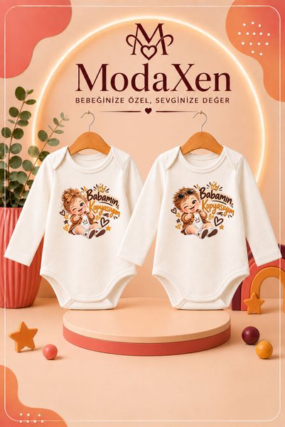 ModaXen قميص أطفال مطبوع عليه 'أنا نسخة من أبي' |   بدلة أطفال بنات وأولاد | ...