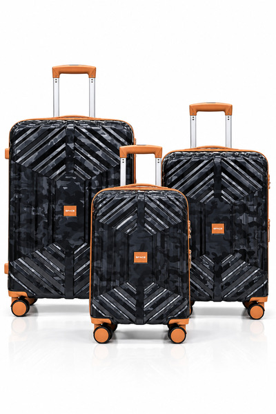 LUGGAGEMARKETİM Space Model 1782 Travel Luggage Sets 3 Piece Set - Abs Hard S...