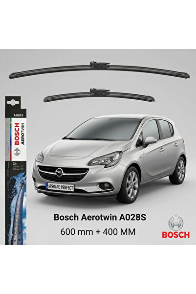 Bosch Lame ștergătoare pentru Opel Corsa E 2014–2019 |   A028S –