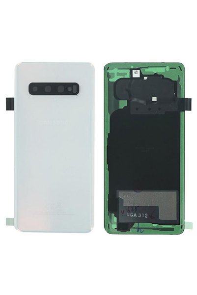 Samsung Γνήσιο Καπάκι Μπαταρίας για Galaxy S10 SM-G973F - Λευκό (GH82-18378F)
