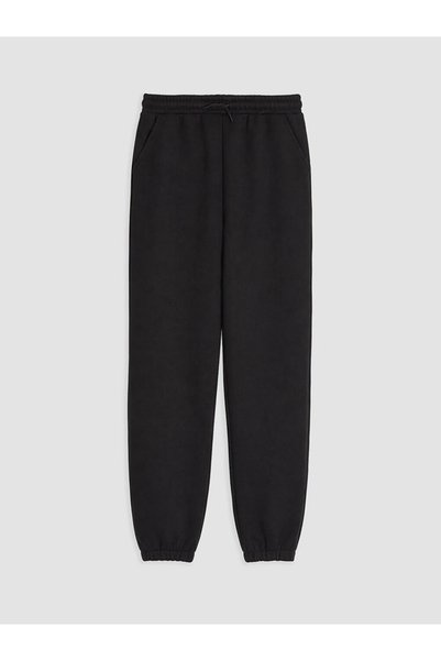 LC Waikiki Black Girl's Jogger Sweatpants