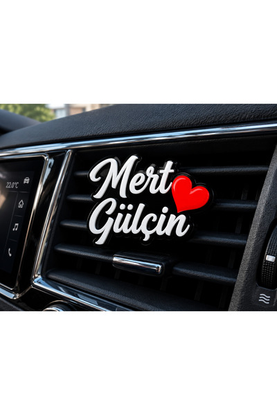 Genel Markalar Kişiye Özel İsim Yazılabilen Araç Klima Süsü