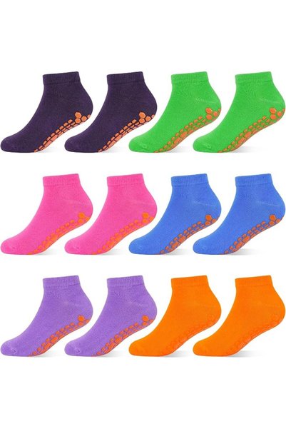 GENERAL HYCLES Boys Girls Non-Slip Toddler Socks Grip Ankle Sticky Socks Anti...