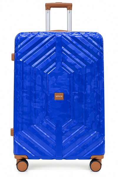 LUGGAGEMARKETİM مجموعة حقائب سفر SPACE الموديل 1782 مكونة من 3 قطع - هيكل صلب من مادة ABS - حقيبة كبيرة ومتوسطة وصغيرة للحمل