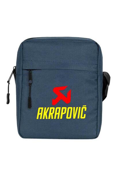 CrowsGate Geantă de umăr Akrapovic Culoare bleumarin