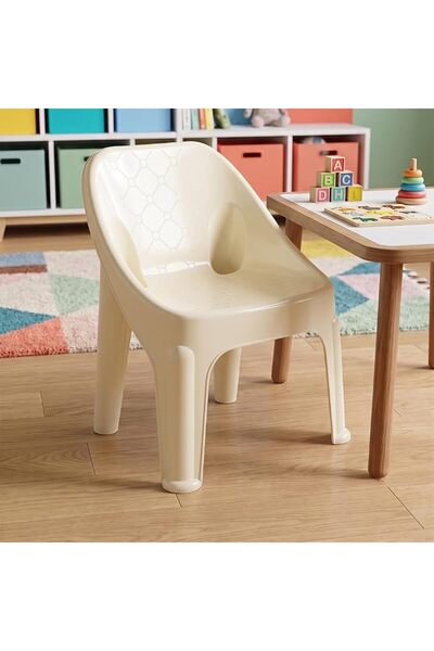 Taimi Plastic Kids Chair - Durable & Lightweight Children's Chair with Backre...
