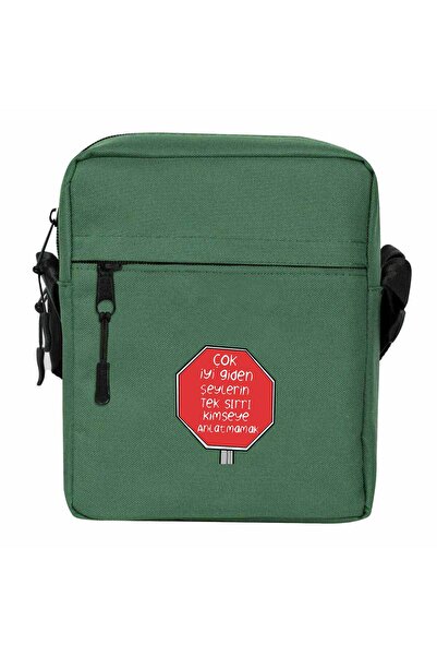 CrowsGate Don'T Tell Anyone Shoulder Bag Green Color