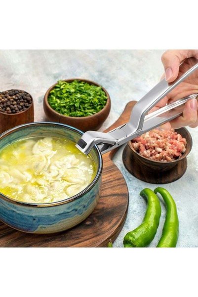 Generic Brand HOMESTAR Hot Plate Gripper - Stainless Steel Bowl Gripper, Non-...