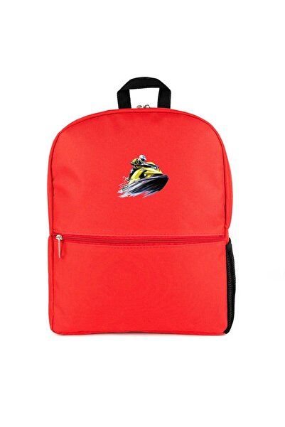 CrowsGate Jetski Tour Backpack Red Color