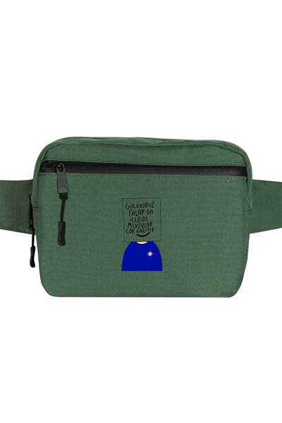 CrowsGate Mevzular Geantă de talie mixtă Culoare verde
