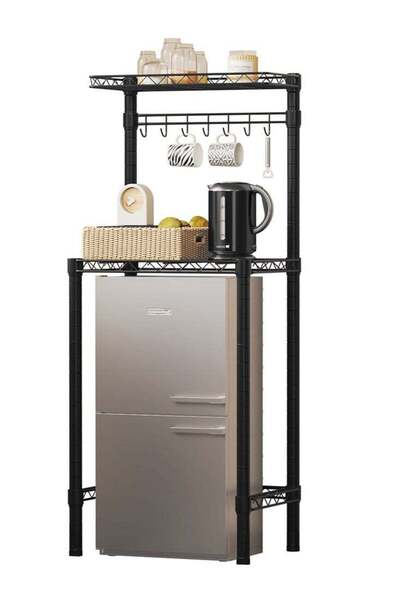 Generic Brand Solerconm Over The Fridge Shelf Adjustable Height Shelving Unit...
