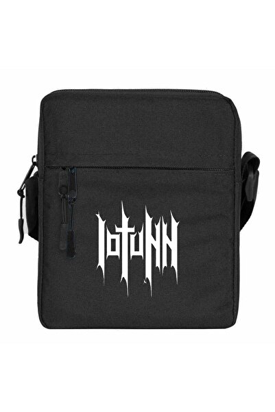 CrowsGate Iotunn Logo torba za rame crne boje