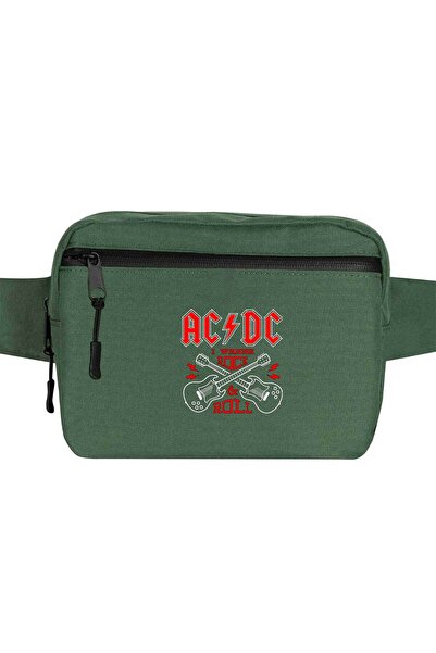 CrowsGate AC DC Wanna torba za struk zelene boje
