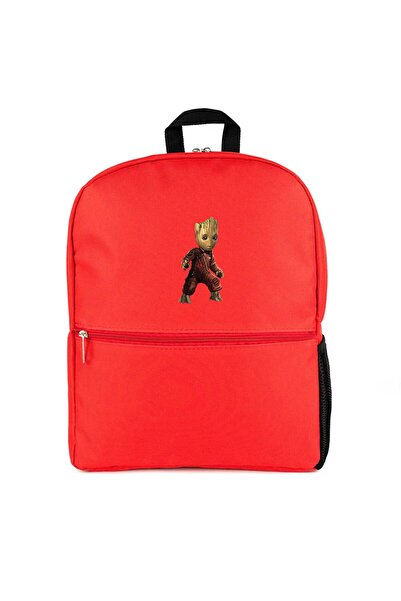 CrowsGate Groot Baby Warrior Backpack Red Color