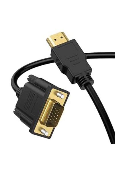 GENERAL HDMI to VGA Cable 1M, Uni-Directional 1080P 60Hz HDMI to VGA Digital ...