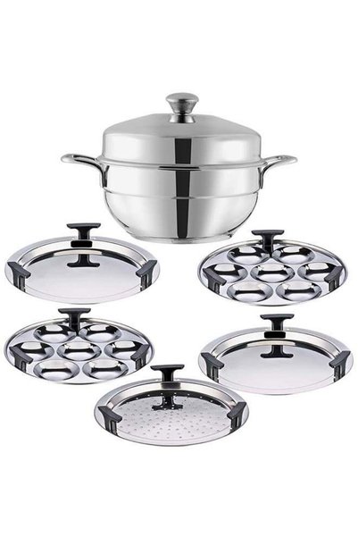 Generic Brand VINOD Gen-Z Stainless Steel Multi Kadai, 19 cm | Multipurpose S...