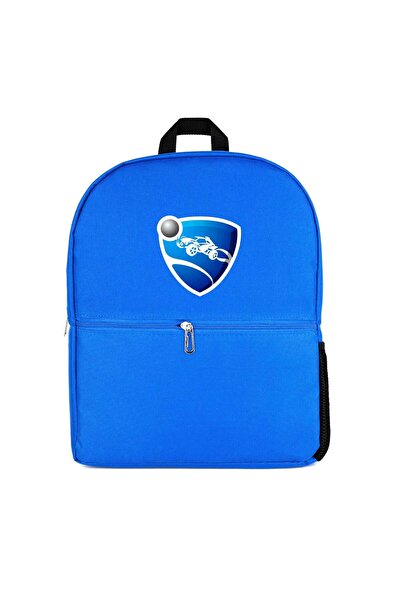 CrowsGate Rucsac cu emblema Rocket League, culoare albastră