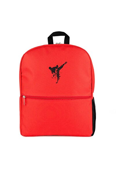CrowsGate World Karete Fighter Backpack Red Color