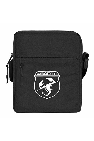 CrowsGate Abarth White Logo Shoulder Bag Black Color