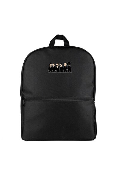 CrowsGate Linkin Park Minutes Cartoon Backpack Black Color