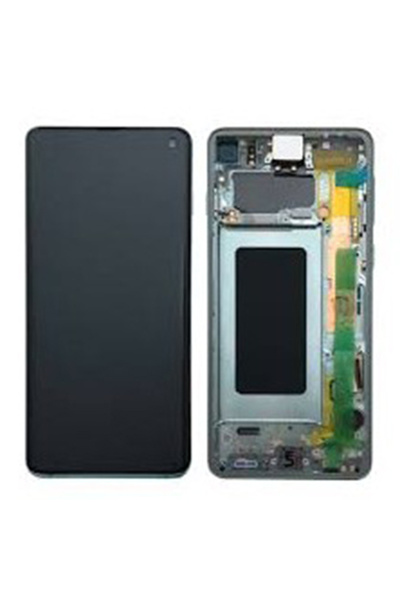 Samsung Γνήσια Οθόνη LCD και Μηχανισμός Αφής για Galaxy S10 SM-G973F - Πράσιν...