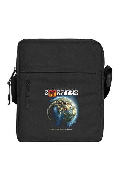 CrowsGate Geantă de umăr Scorpions 60 Years of Scorpions Culoare Neagră