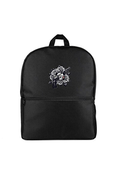 CrowsGate Guns N Roses Guns Logo Backpack Black Color