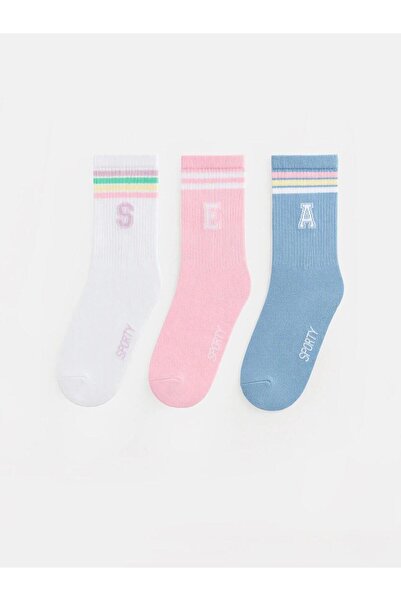 LC Waikiki Striped Women's Socks 3-Pack (W6)