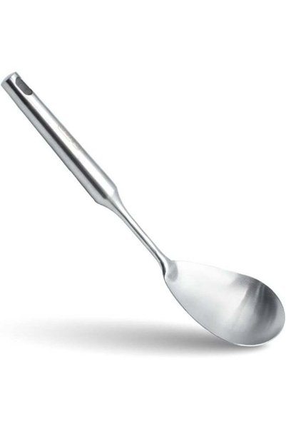 Generic Brand BERAM Premium Stainless Steel Plain Handle Rice Scoop – Food-Gr...