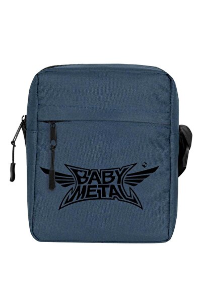 CrowsGate Babymetal logo crna torba za rame tamnoplave boje