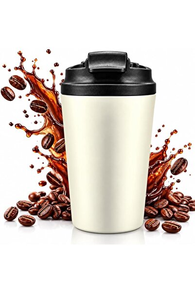 GENERAL 420ml Stainless Steel Coffee Mug, Double Wall Vacuum Insulated Mug wi...