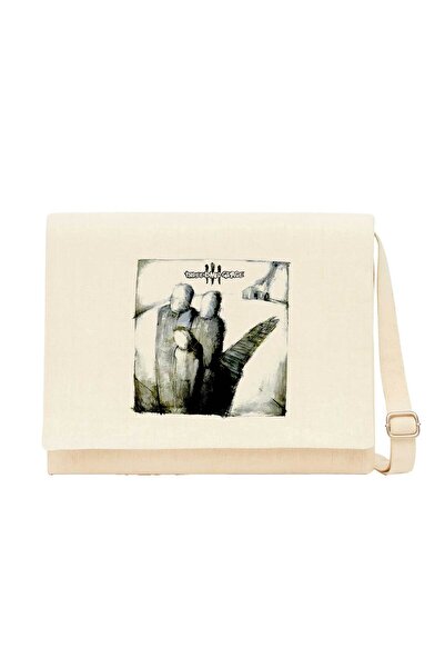CrowsGate Three Days Grace Albums Cream Canvas Messenger Bag