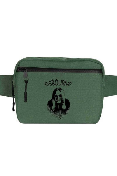 CrowsGate Ozzy Osbourne Silueta Torba za Struk Zelene Boje