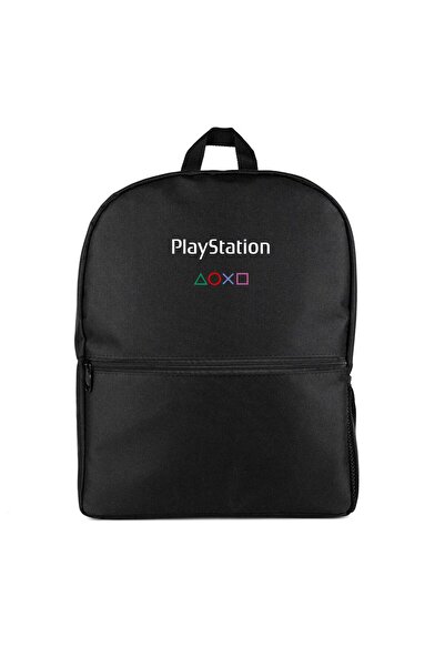 CrowsGate Раница Playstation Text Consol, черен цвят